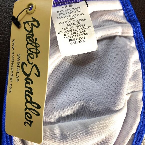 Brette Sandler Bandeau Bikini Top nwt - Picture 6 of 6